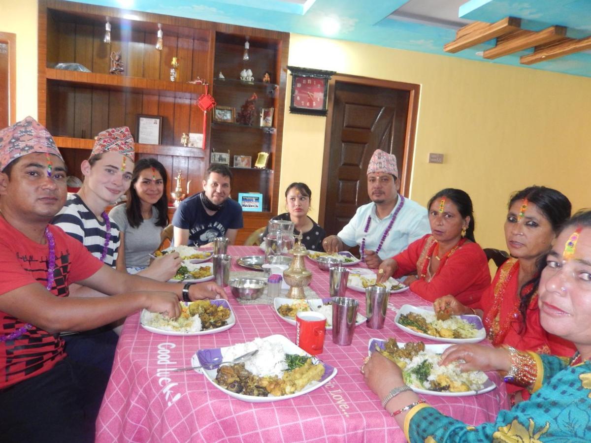 Shine Homestay Famille Francophone Katmandou Extérieur photo